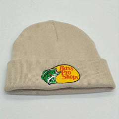 Embroidered Knitted Hat Pullover for Men