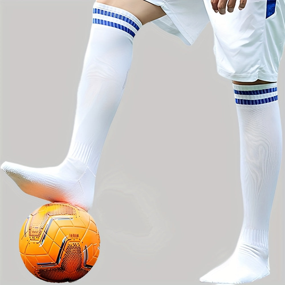 Kids Soccer Knee Socks Thick Non Slip Sweat Abs
