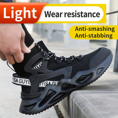 Anti Smashing Safety Shoes Puncture Proof Work Shoes