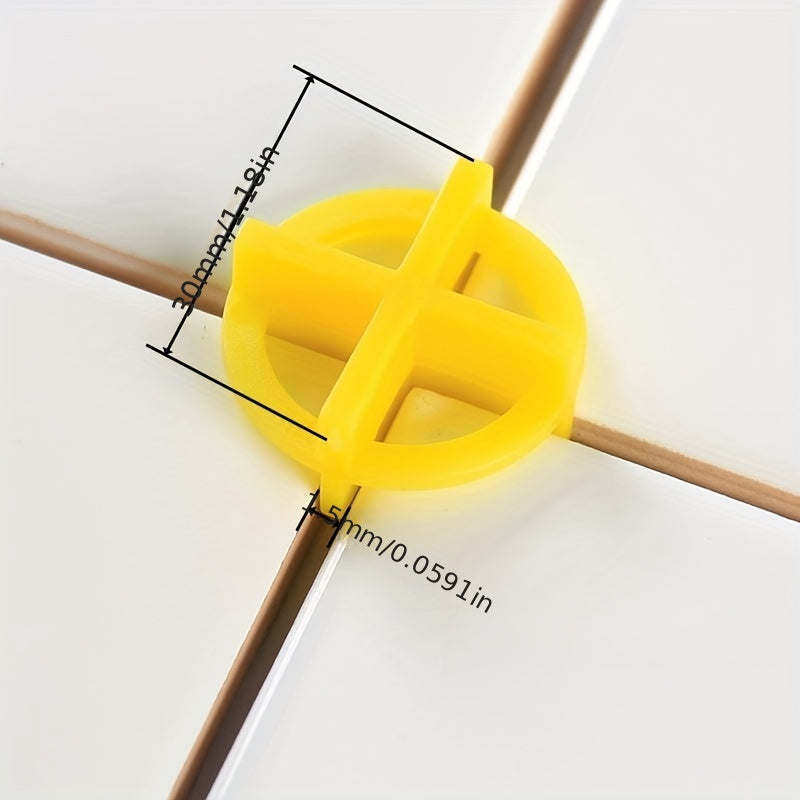 100pcs Tile Leveler Removable Cross Tile Cross Card Seam Plastic Tile