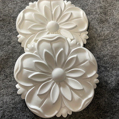 Plaster Carving Decals PU Hollow Finely Carved Wall Stickers