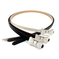 Bow Buckle PU Belt for Women
