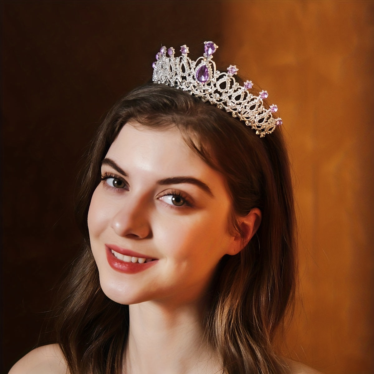 Rhinstone Crown Hairband Headband Tiara Wedding Birthday