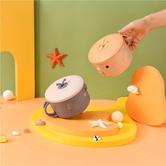 Kids Stainless Steel Soup Bowl with Handle