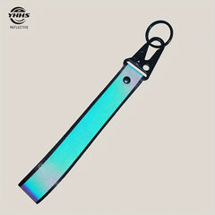 Reflective Nylon Keychains High Visibility Car Keyrings