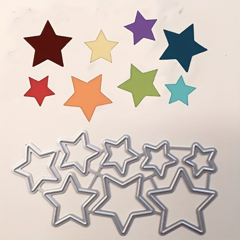 Pentagram Star Metal Cutting Dies Stencil for Card Making DIY Scrapbooking