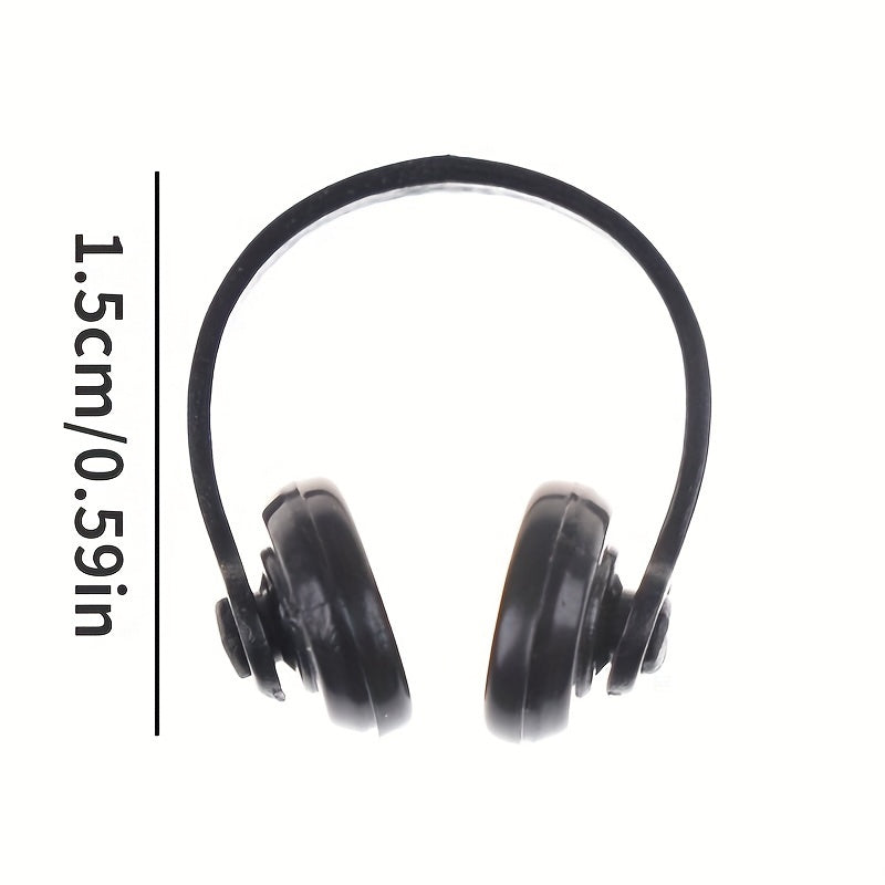 1:12 Dollhouse Miniatures Wireless Earphone Headphone Kids Gift