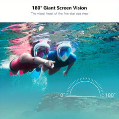 Full Dry 180 View Snorkeling Mask Anti-fog Swimming Equipment