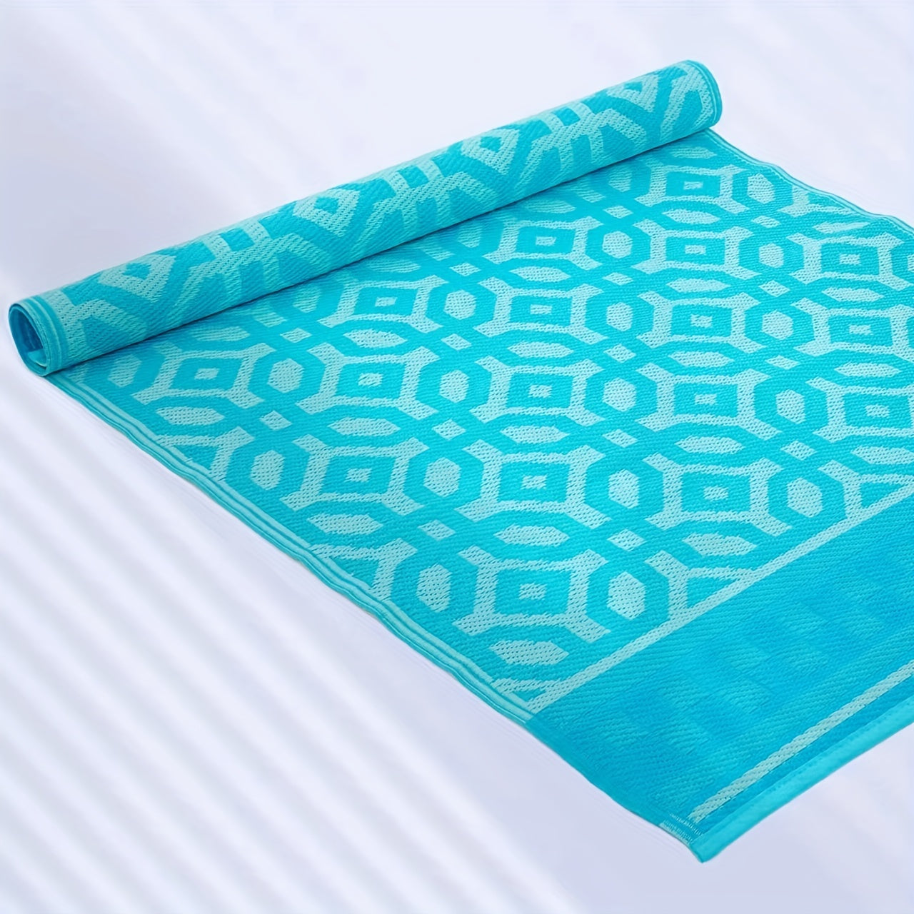 Outdoor Rug 10x16cm Non-slip Waterproof Reversible Portable Straw Rug