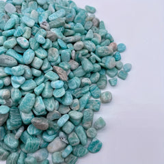 50g Natural Tianhe Stone Flakes Quartz Healing Crystals Polished Gravel Stones