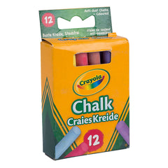 12 Pack Safe Non-Toxic Colored Chalk for Kids