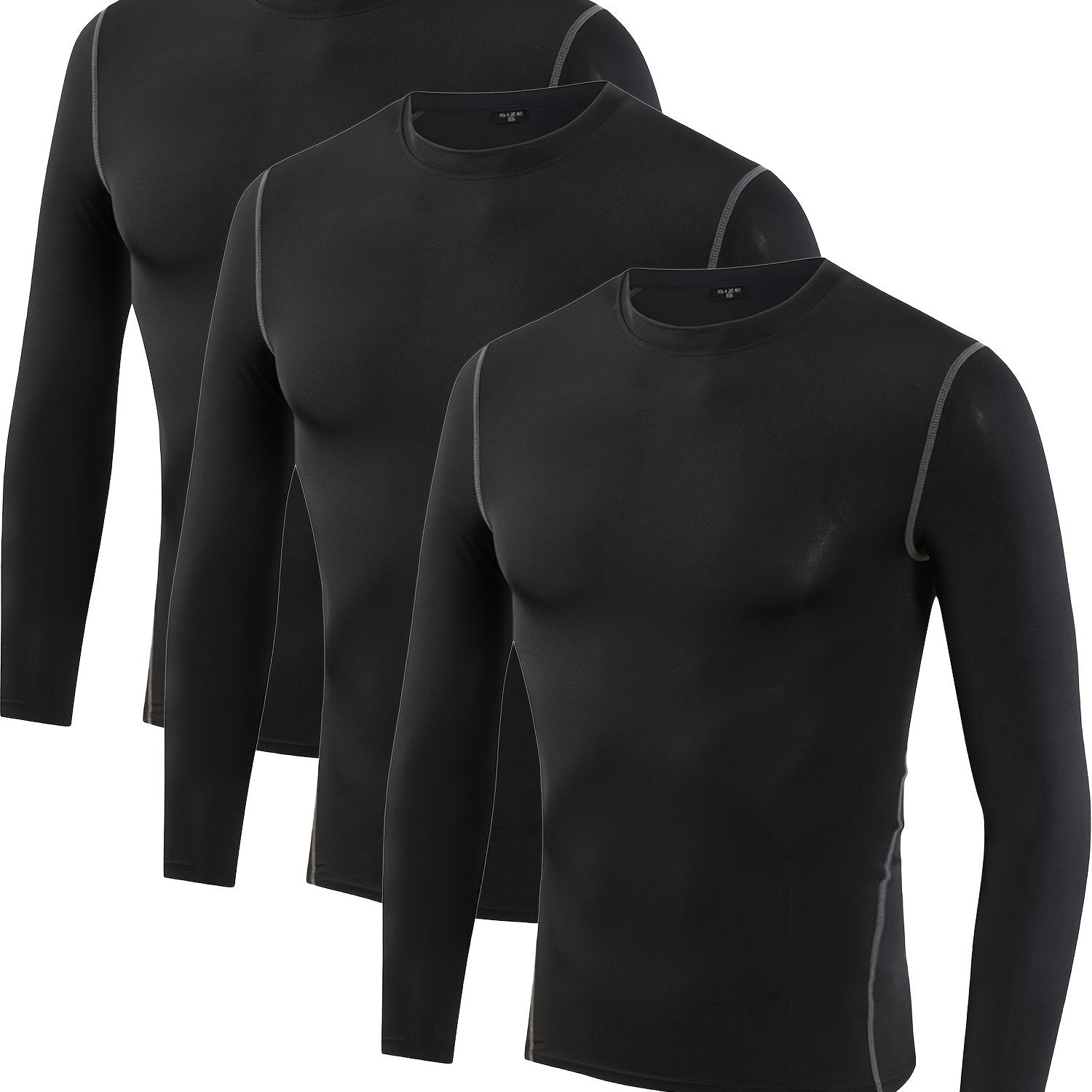Boy's Sports Long Sleeve Top Quick Drying Active Bottoming Shirt