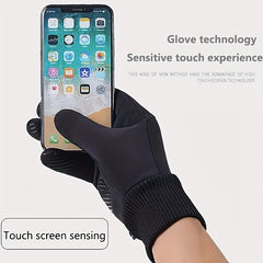 Waterproof Winter Cycling Gloves Touch Screen Warm Suitable Outdoor Sports