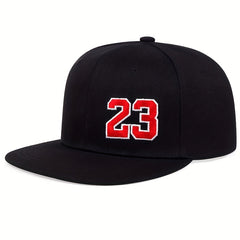 Men's 23 Embroidered Baseball Cap Sports Hip Hop Cap Outdoor Sun Hat