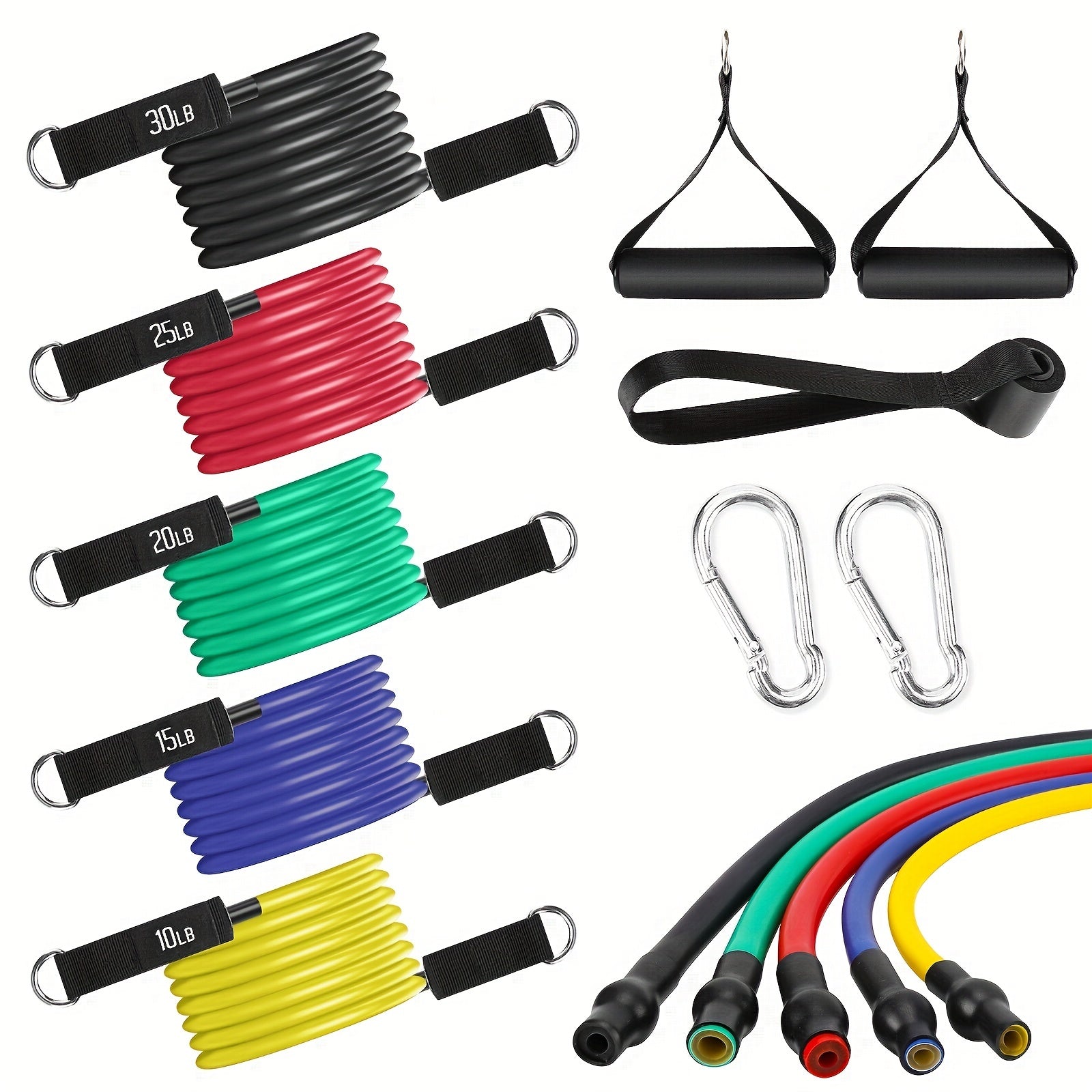 Elastic Latex Pull Rope Resistance Band Body Fitness Yoga Puller