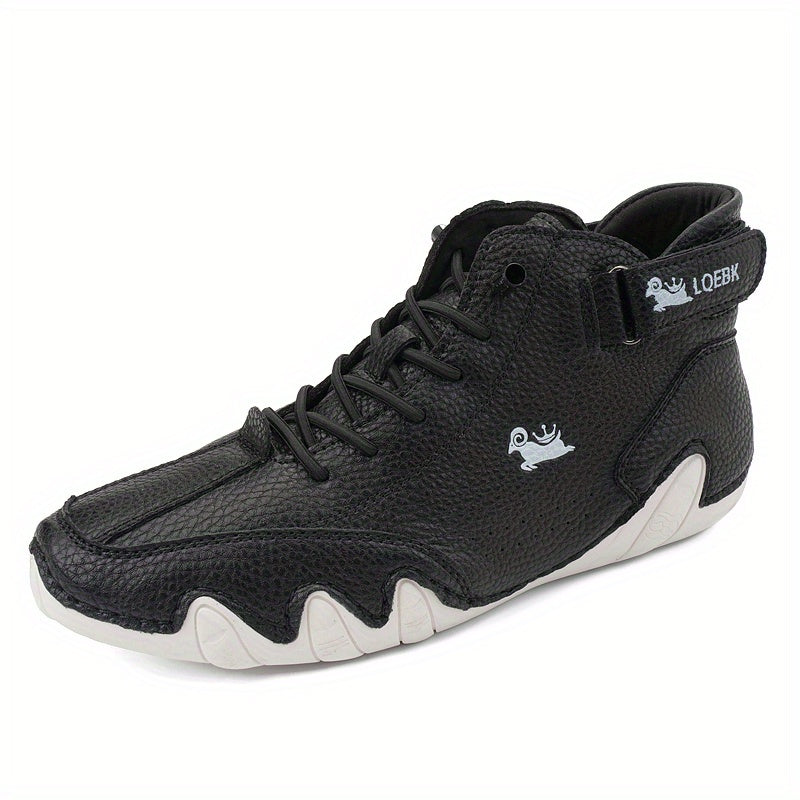 Solid Lace Up Casual Sneakers Thick Sole Shoes
