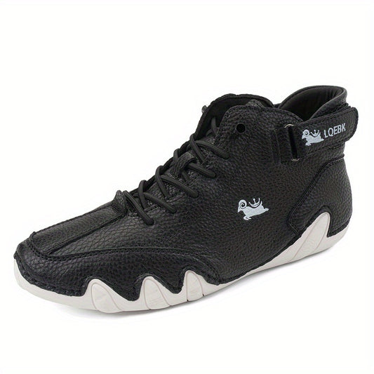 Solid Lace Up Casual Sneakers Thick Sole Shoes