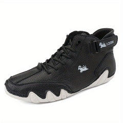 Solid Lace Up Casual Sneakers Thick Sole Shoes