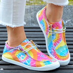 Women's Colorful Boat Shoes Lightweight Running Sneakers