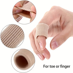 Toe Cushion Tube Toe Tubes Sleeves Soft Gel Corn Pad Protectors 16 Pcs