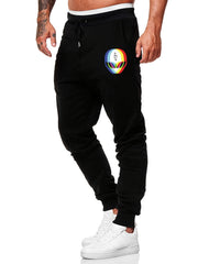 Alien Print Men's Warm Jogger Sweatpants