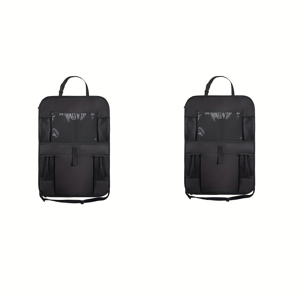 Car Seat Back Storage Bag Organizer Tablet Holder Cover Car Seat Protector
