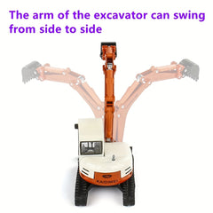 Zinc Alloy Excavator Model Toy - Christmas Gift