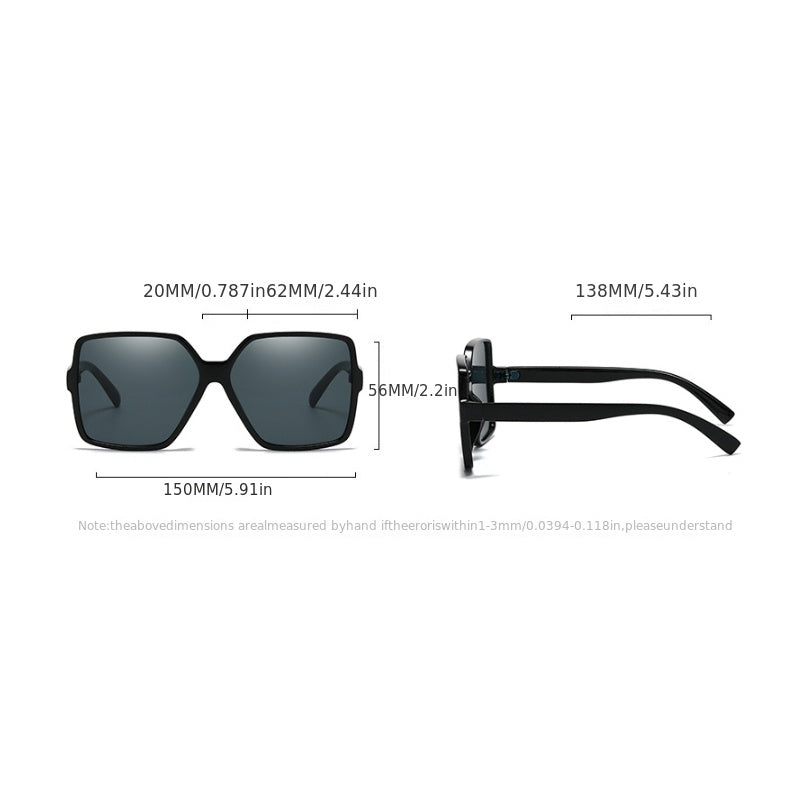 Big Frame Polarized Sunglasses Anti Glare Men