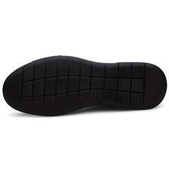 Men's Logo Loafer Shoes Non-slip Slip On Dress Shoes