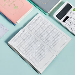 Portable A6 Book Financial Notebook 100 Sheets