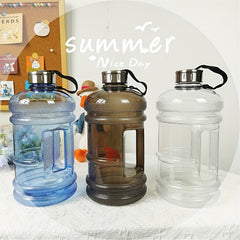 Large Capacity Sports Water Bottle 2350ml Leakproof Outdoor Fitness Travel