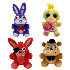 7" Cartoon Game Doll Fox Bear Duck Set Stuffed Toy High Holiday