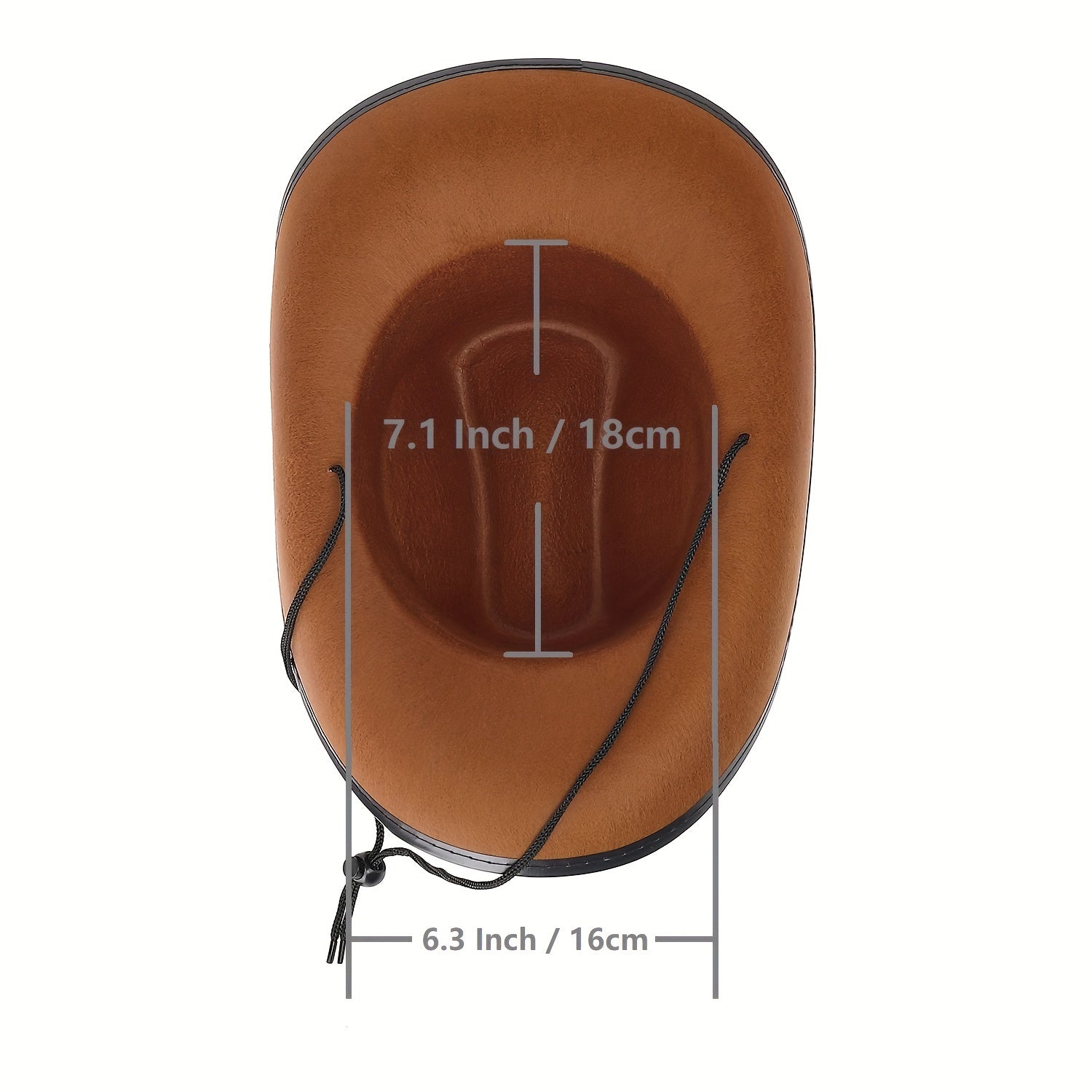 Pink Brown Cowboy Hat Dress Up Costume Clothes Pretend Play Party Favors