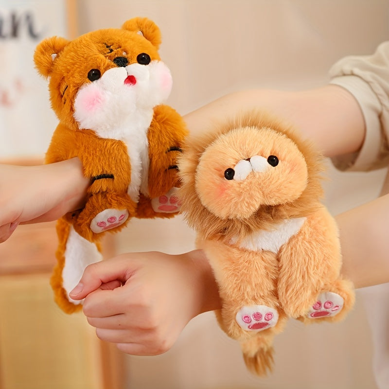 Slap Bracelet Stuffed Animal Raccoon Plush Toy