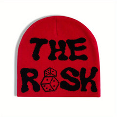 Unisex Hip Hop Knit Beanie Y2K Stretch Coldproof Hat Fashionable Foldable Hat