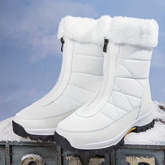 Women's Non-slip Snow Boots Thick Bottom Warm High Top Shoes