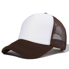 Mesh Baseball Hat Sun Protection Peaked Cap
