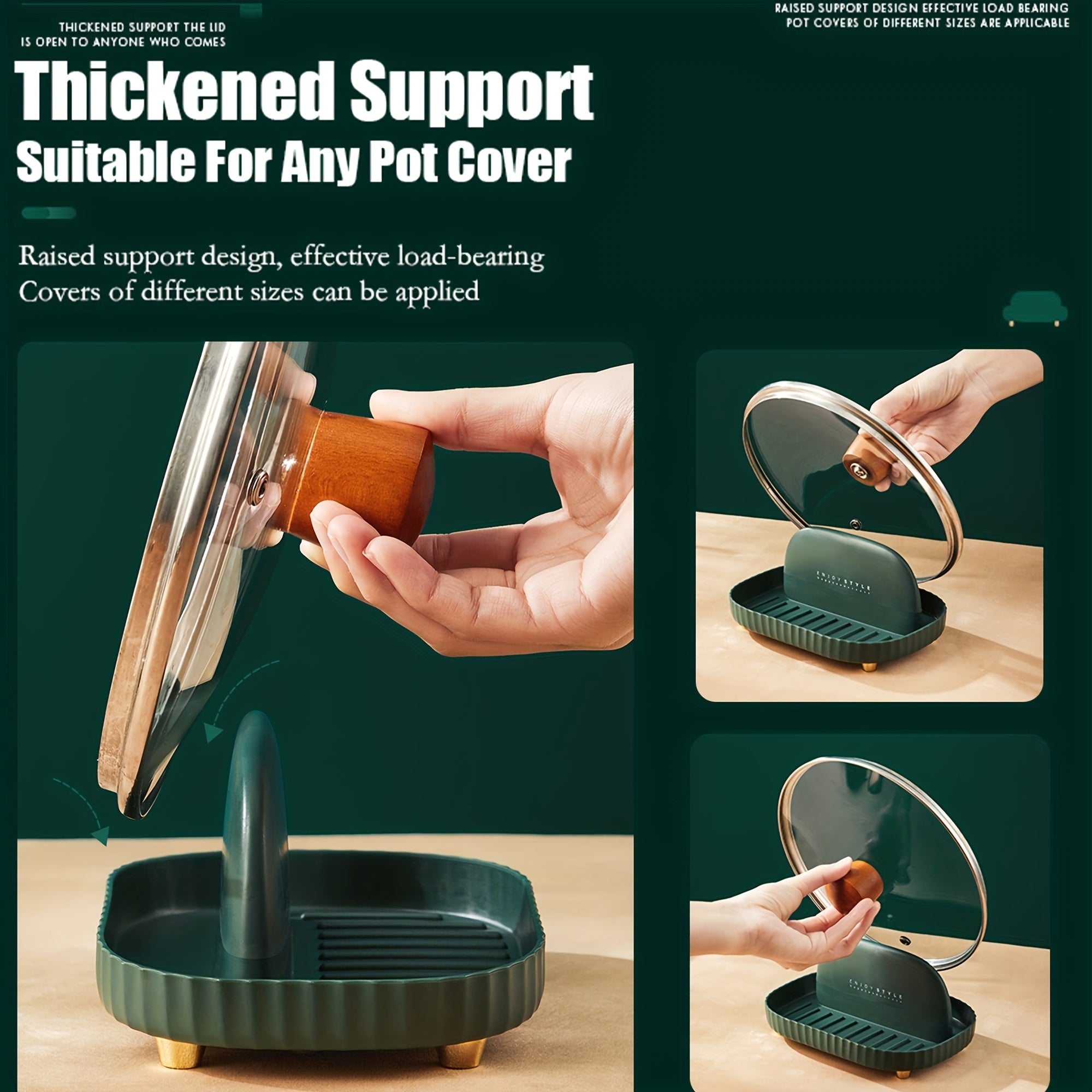 Spoon Rest for Stove Top Cooking and Countertop Utensils
