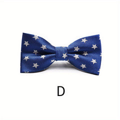 Plaid Pattern Bow Tie for Boys Kids