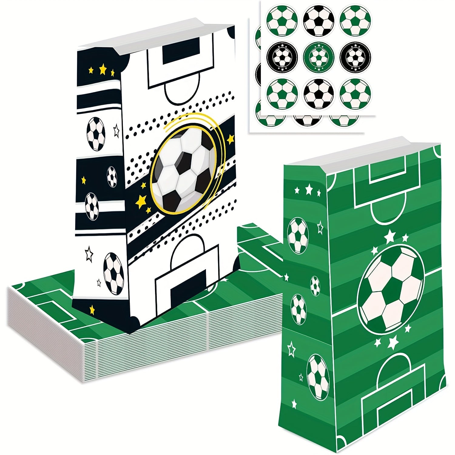 12pcs Soccer Party Favors Candy Bags Supplies