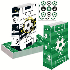 12pcs Soccer Party Favors Candy Bags Supplies