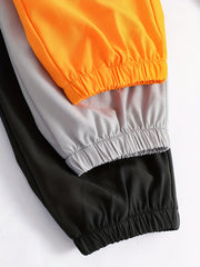Boys Casual Cargo Pants Elastic Waist Jogger Pants With Pocket