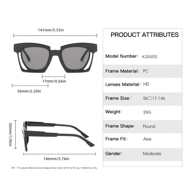 Vintage Small Square Sunglasses Men's Gradient Eyewear UV400