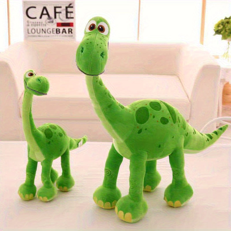 Soft Green Dinosaur Plush Toy with Expressive Eyes Animal Stuffed Toy