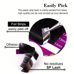 Dramatic Mink False Eyelashes Individual Volume Cluster Extensions