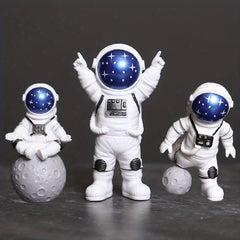 3pcs Astronaut Desktop Decorations Set