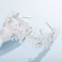 Baroque Multicolor Rhinestone Crystal Hairband Bridal Hair Hoop
