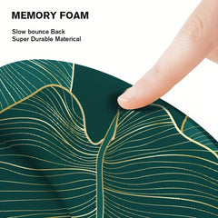 Green Tropical Leaf Wrist Mouse Pad for Laptop