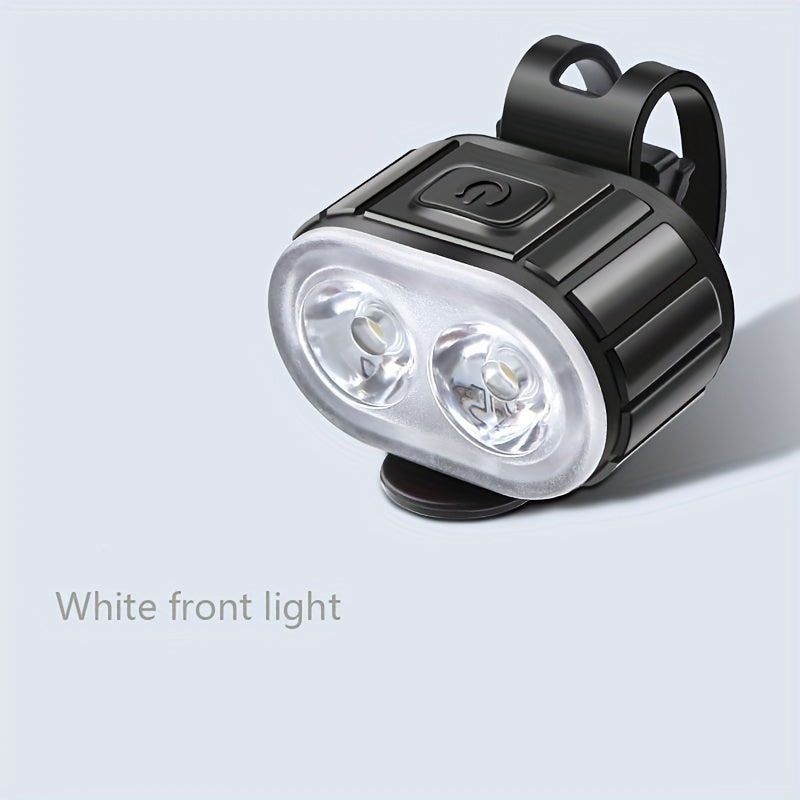USB Rechargeable Waterproof Bike Light Set