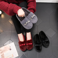 Women's Faux Fur Lined Loafers